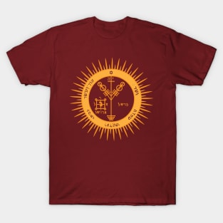 Fourth Pentacle of Jupiter - Lesser Key of Solomon, Seal T-Shirt